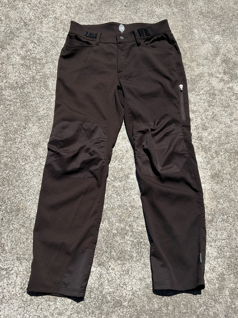 Club Ride Apparel Men's Dark Brown Cargo Pants 34 x 30